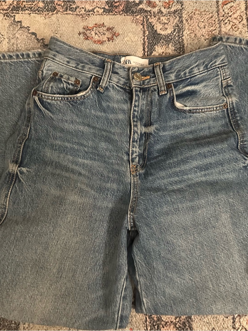 Zara barrel jeans Size 0 #denim